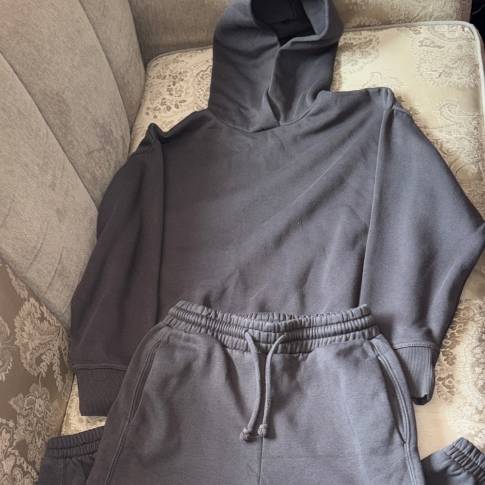 Zara Gray Hoodie and Joggers Set